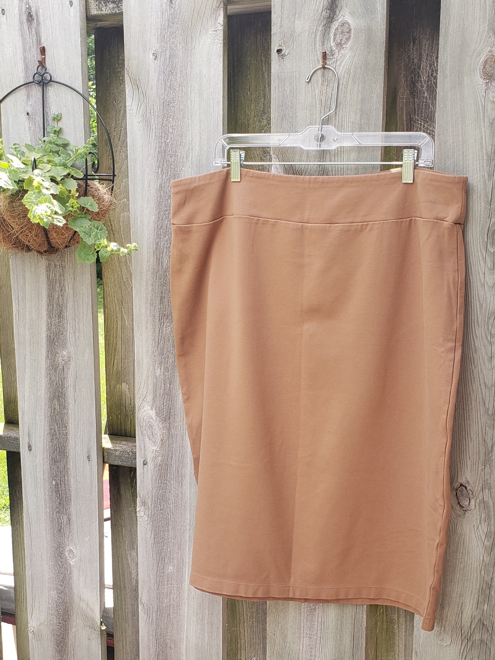 Nine West Classic Tan Pencil Skirt